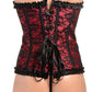 Master Series Scarlet Seduction Lace-Up Corset and Thong