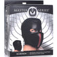 Master Series Scorpion Hood with Removable Blindfold and Face Mask - Black/Red