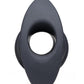 Master Series Silicone Ribbed Hollow Anal Plug