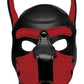 Master Series Spike Neoprene Puppy Hood - Black/Red
