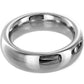 Master Series Stainless Steel Cock Ring - Silver - 1.75in