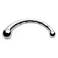 Master Series The Curvy Steel Dual Ended Dildo