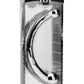 Master Series The Curvy Steel Dual Ended Dildo - Metal