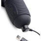 Master Series Vibrating and Thrusting Rechargeable Silicone Dildo