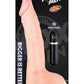Maxx Men Curved Vibrating Dildo - Vanilla - 11in