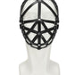 ME YOU US Web Hood Pu Leather Bondage Hood
