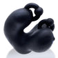 Meatlocker Silicone Chastity - Black Ice