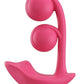 Melody Pressure Sensing App-Controlled Rechargeable Silicone Twin Balls Clit and G-Spot Vibrator