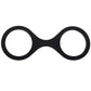 Merci Silicone Play Cuffs - Black