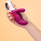 Miss Bi Silicone Vibrator with Clitoral Stimulator