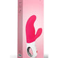Miss Bi Silicone Vibrator with Clitoral Stimulator - Pink