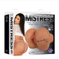 Mistress Tia Vibrating Bioskin Doggie Style Stroker - Pussy and Ass - Caramel