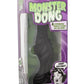 Monster Dong The Colossus Silicone Dildo - Black - 9.75in