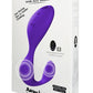 Mr. Hook Rechargeable Silicone Dual Vibrator - Purple
