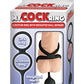 My Cock Ring Scrotum Ring with Weighted Ball Banger Silicone Cock Ring - Black