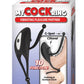 My Cock Ring Vibrating Pleasure Partner Silicone Rechargeable Ring - Black
