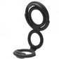 My Cockring Double Loop Silicone Cock Ring and Scrotum Cinch