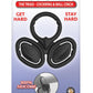 My Cockring The Triad Silicone Cock Ring and Ball Cinch - Black
