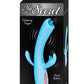 My Secret Fantasy Rechargeable Silicone Flickering Tongue Vibrator - Blue