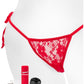 My Secret USB Rechargeable Panty Vibe Set with Silicone Remote Control Ring Waterproof - Red