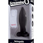 My Secret Rechargeable Vibrating Plug with Wireless Remote Control Waterproof - Black