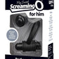 My Secret USB Rechargeable Vibrating Silicone Cock Ring Set For Him Waterproof - Black