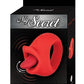 My Secret Vibrating Tongue Rechargeable Silicone Clitoral Stimulator - Red