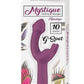 Mystique Vibrating Massagers Rechargeable Silicone G-Spot Vibrator - Eggplant/Purple