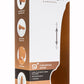 Naked Addiction Silicone Rechargeable Thrusting Dildo - Brown/Caramel - 9in