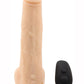 Naked Addiction Silicone Rechargeable Thrusting Dildo - Flesh/Vanilla - 9in