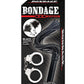 Nasstoys Bondage Whip,feather and Cuffs - Black