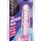 Naturally Yours Crystalline Dildo - Pink/Rose - 7in