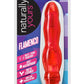 Naturally Yours Flamenco Vibrating Dildo - Red - 6.75in