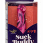 Naughty Bits Suck Buddy Playful Rechargeable Silicone Massager - Pink/Purple