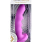 Nautia Silicone Curved Dildo with Suction Cup - Fuchsia/Pink - 8in