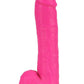 Neo Dual Density Dildo - Neon Pink/Pink - 11in