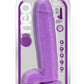 Neo Dual Density Dildo - Neon Purple/Purple - 11in