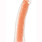 Neo Elite Glow In The Dark Dildo - Glow In The Dark/Orange - 7.5in