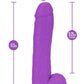 Neo Elite Silicone Dual Density Dildo with Balls