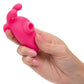 Neon Vibes Kissing Bunny Rechargeable Silicone Vibrator