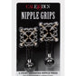 Nipple Grips 4-Point Weighted Nipple Press - Black/Silver