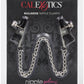 Nipple Play Bull Nose Nipple Clamps Non-Piercing - Silver