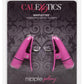 Nipple Play Nipplettes Vibrating Nipple Clamps - Pink