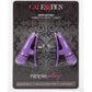 Nipple Play Nipplettes Vibrating Nipple Clamps - Purple