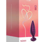 Noah App Controlled Rechargeable Silicone Rotating Butt Plug - Black/Purple