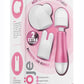 Noje Jules - Rose Rechargeable Silicone Wand Massager - Pink/White