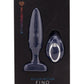 Nu Sensuelle Andii Fino Roller Motion Rechargeable Silicone Anal Plug with Remote Control - Blue/Navy Blue