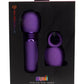 Nu Sensuelle Harlow Nubii Rechargeable Silicone Mini Heating Wand with Attachment - Purple