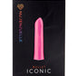 Nu Sensuelle Iconic Rechargeable Silicone Bullet - Deep Pink/Pink
