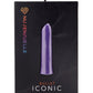 Nu Sensuelle Iconic Rechargeable Silicone Bullet - Deep Purple/Purple